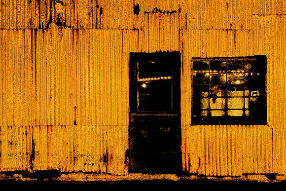 Granville Island at night